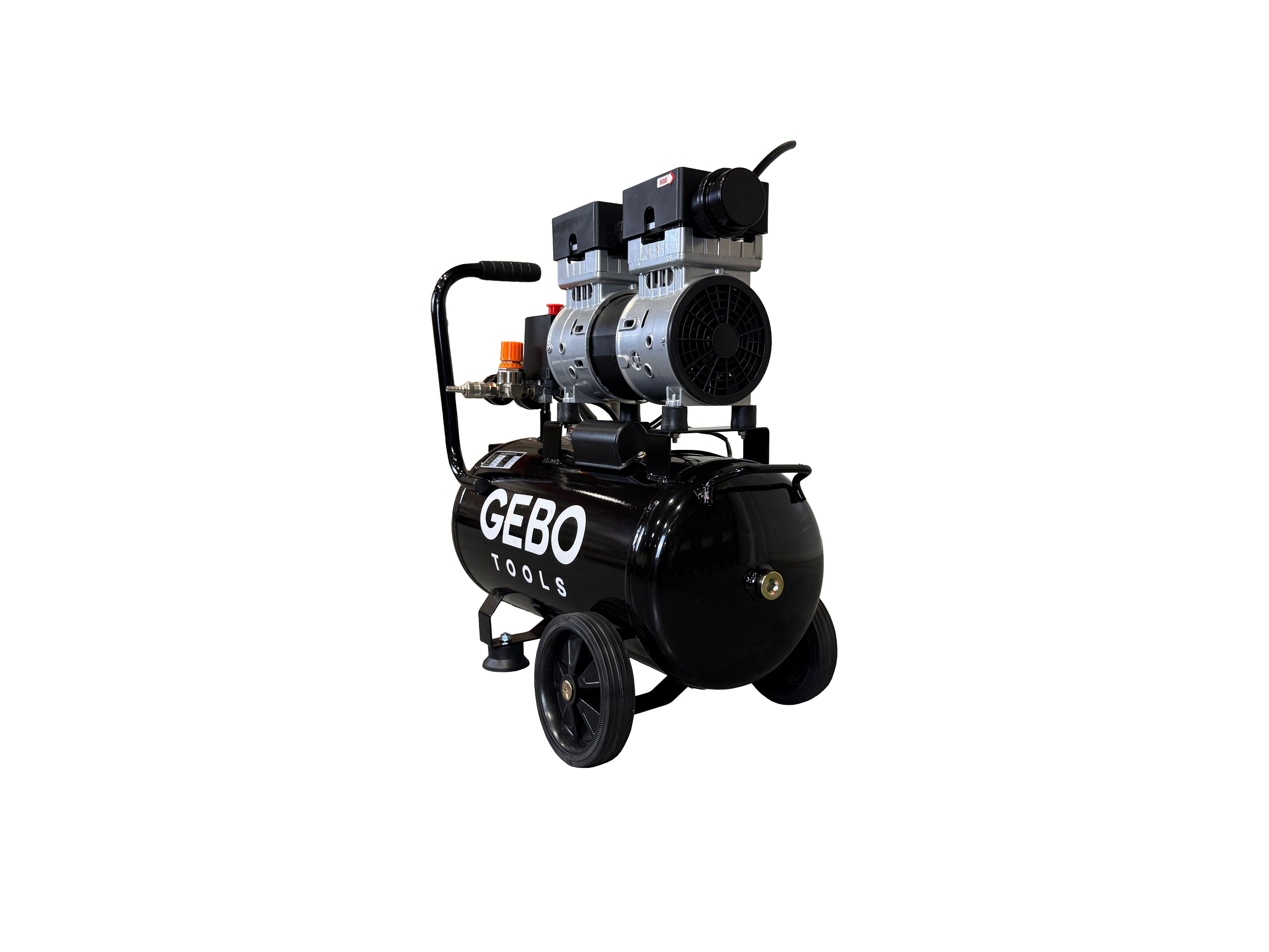 Compresor silentios fara zgomot fara ulei 24L GEBO TOOLS