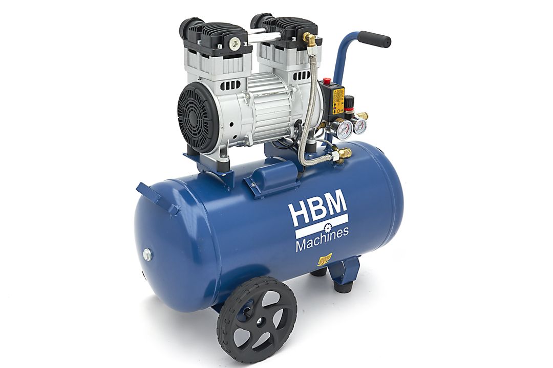 Compresor silentios zgomot redus fara ulei 50l 1500W HBM