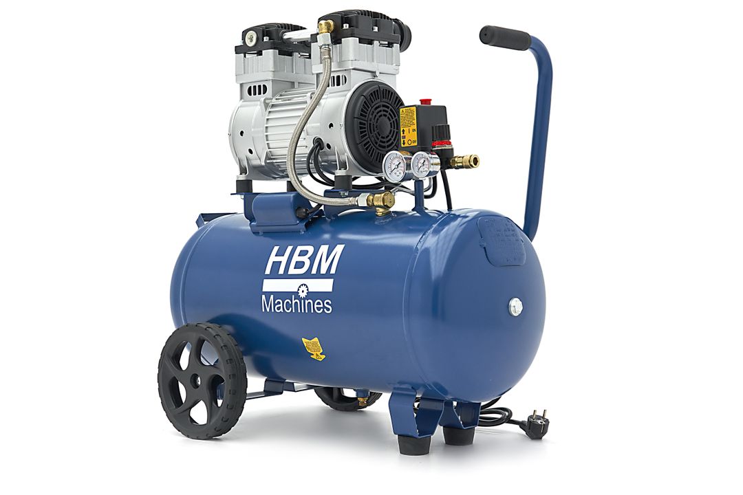Compresor silentios zgomot redus fara ulei 50l 1500W HBM
