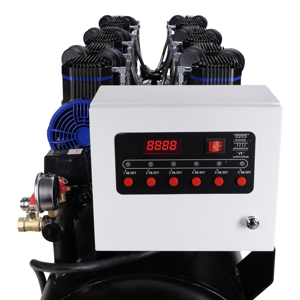 Compresor silentios zgomot redus fara ulei 6x2CP 300L AIRPRO