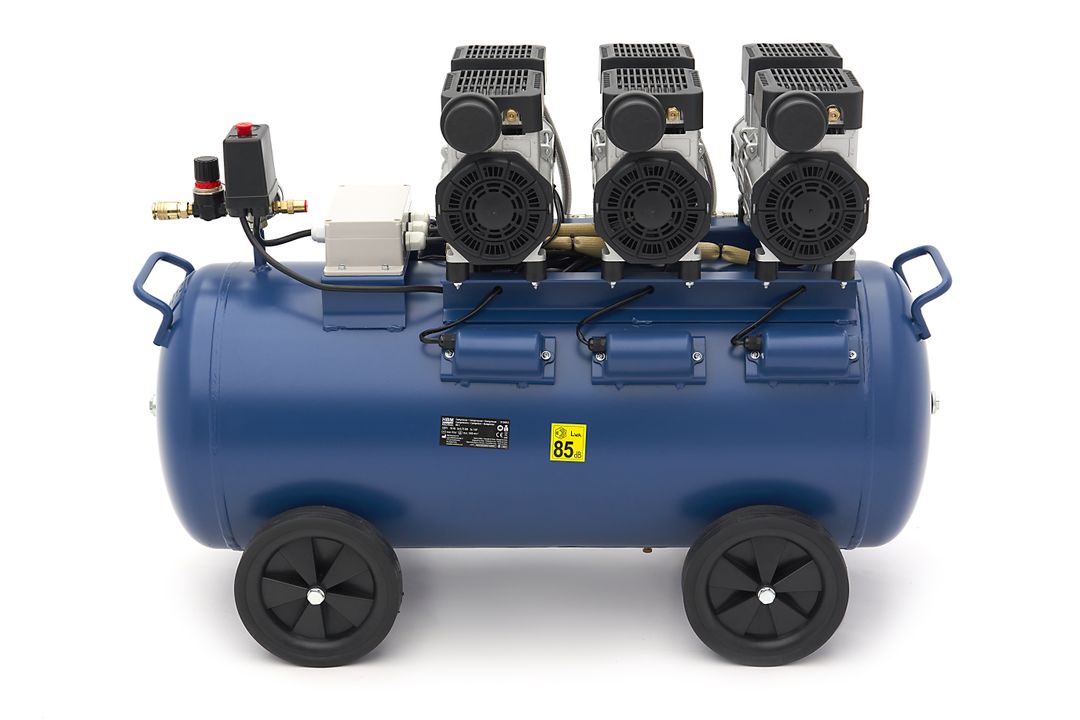 Compresor silentios zgomot redus fara ulei 90l HBM MACHINES
