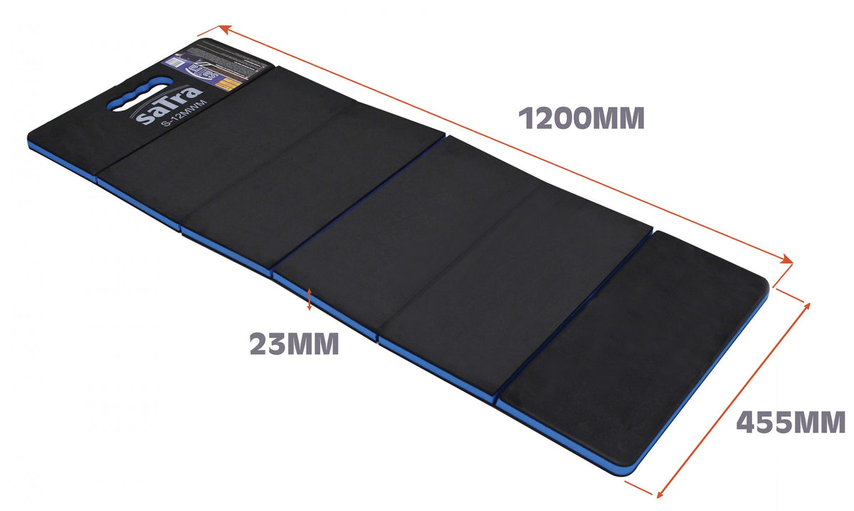 Covor saltea, pliabila de protectie din spuma pentru mecanici 1200 x 455 x 23mm