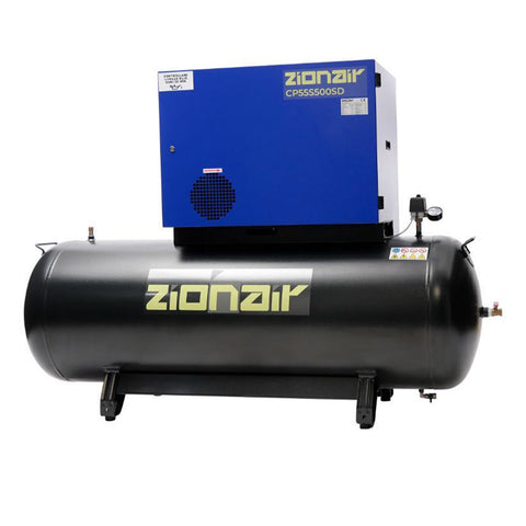 COMPRESOR SILENTIOS CU STAR-DELTA 5.5KW 11 BAR 500L 400V ZIONAIR