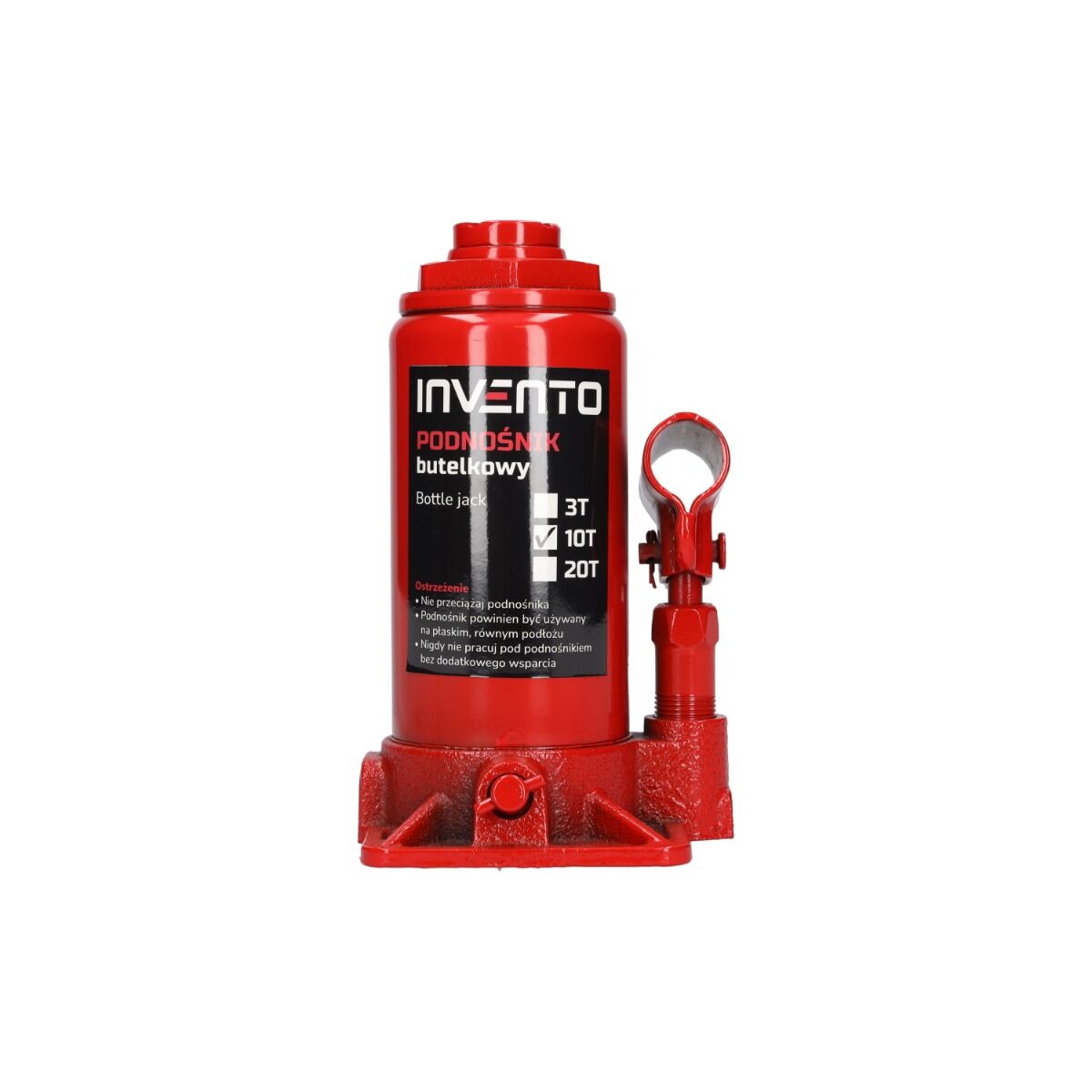 Cric hidraulic cilindric tip butelie de 10T INVENTO