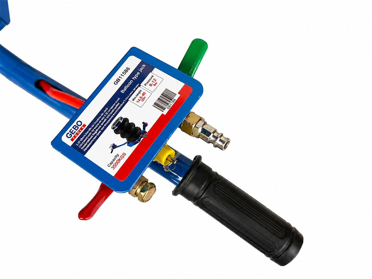 Cric pneumatic tip perna de aer 3.5T cu maner scurt GEBO TOOLS