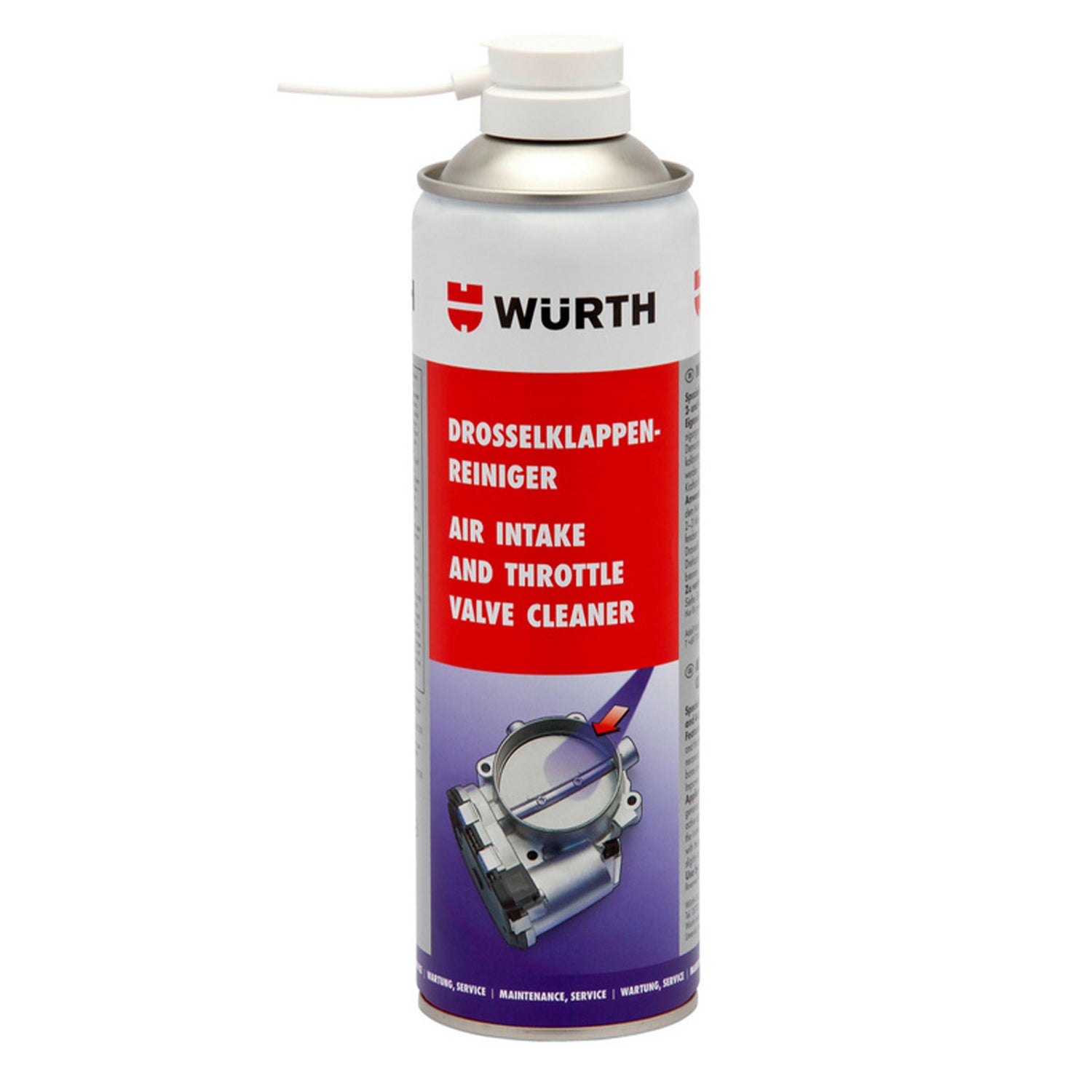SPRAY CURATITOR PENTRU CARBURATOR SI CLAPETA ACCELERATIE 500ML WURTH