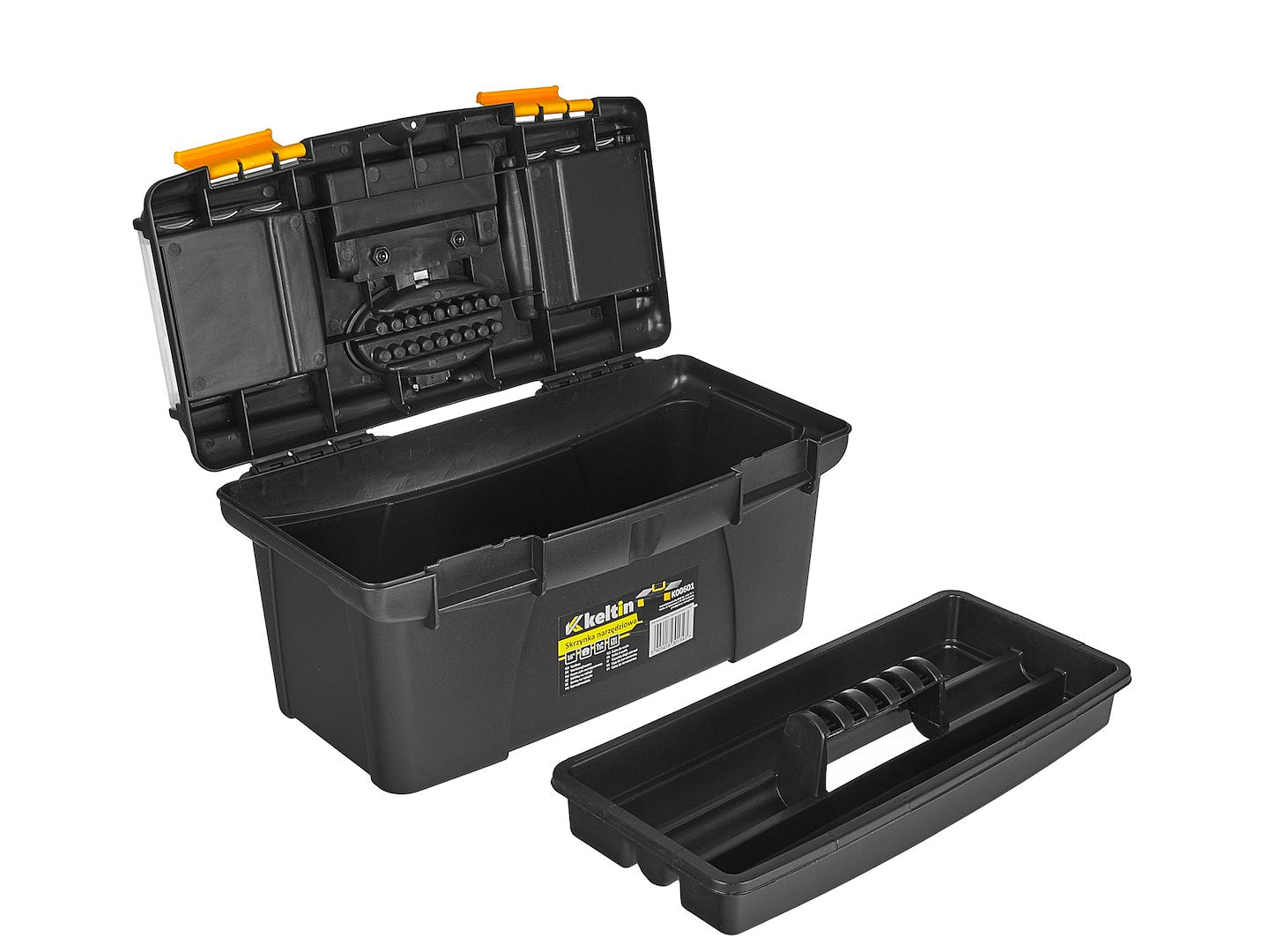 Cutie plastic pentru depozitare scule cu organizator 41x22x19.5 cm KELTIN