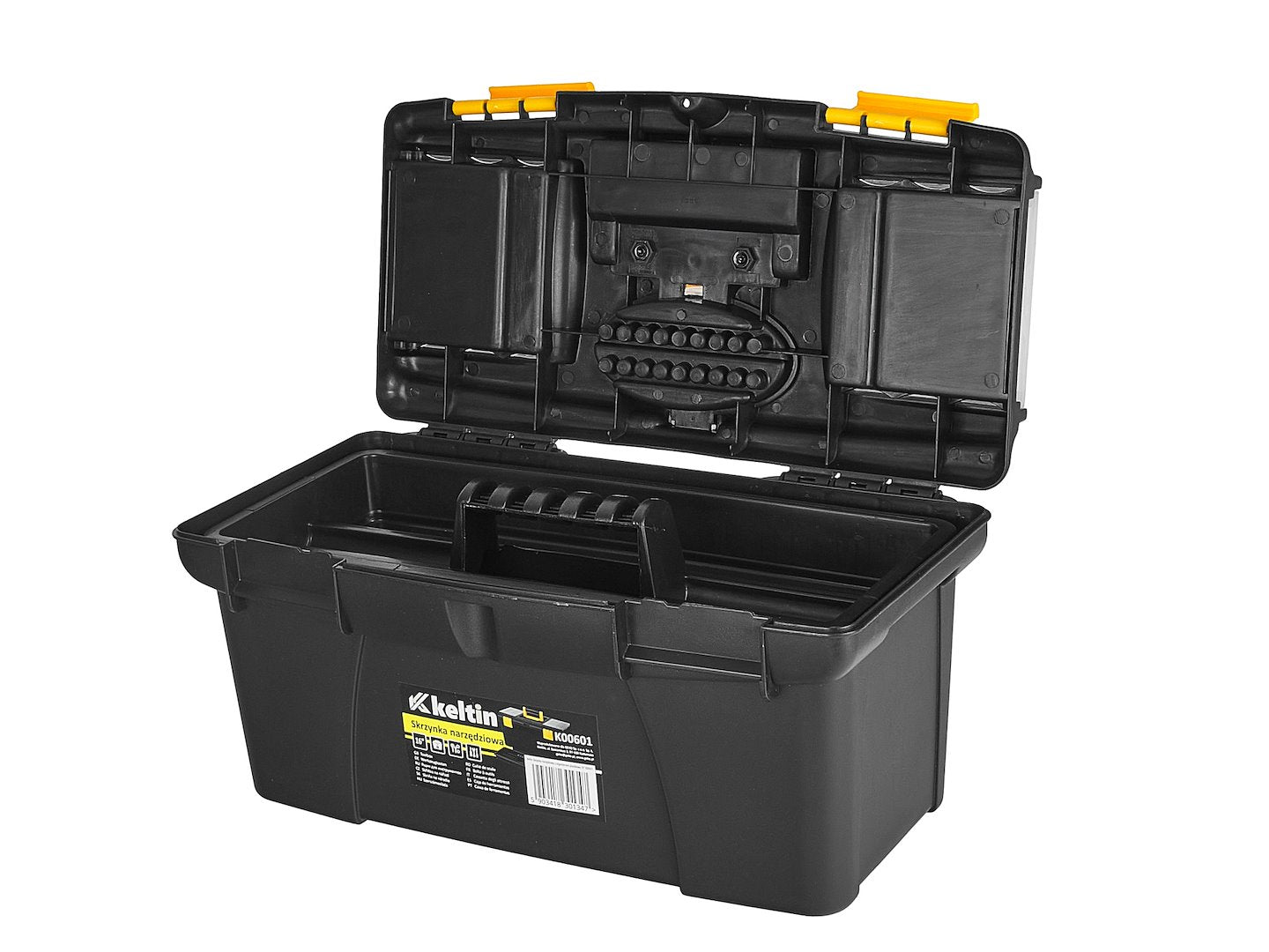 Cutie plastic pentru depozitare scule cu organizator 41x22x19.5 cm KELTIN