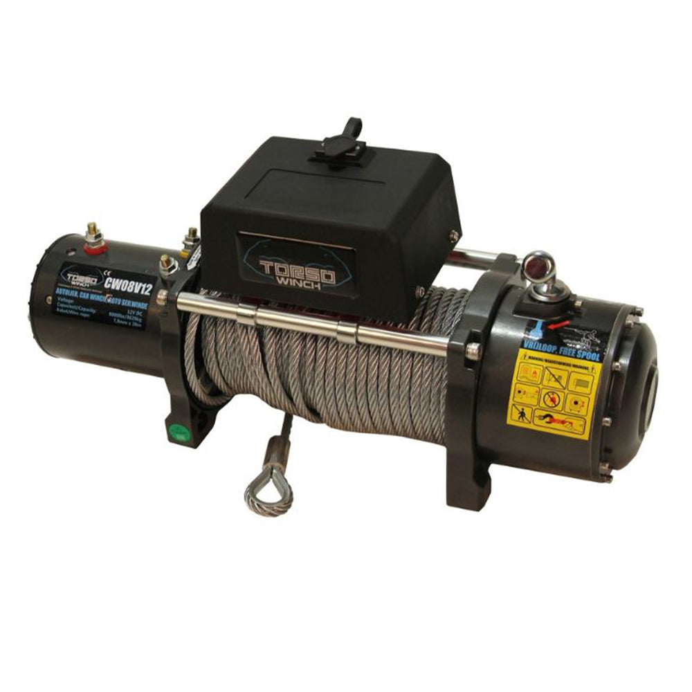 TROLIU ELECTRIC CU TELECOMANDA 12V/24V 3629KG