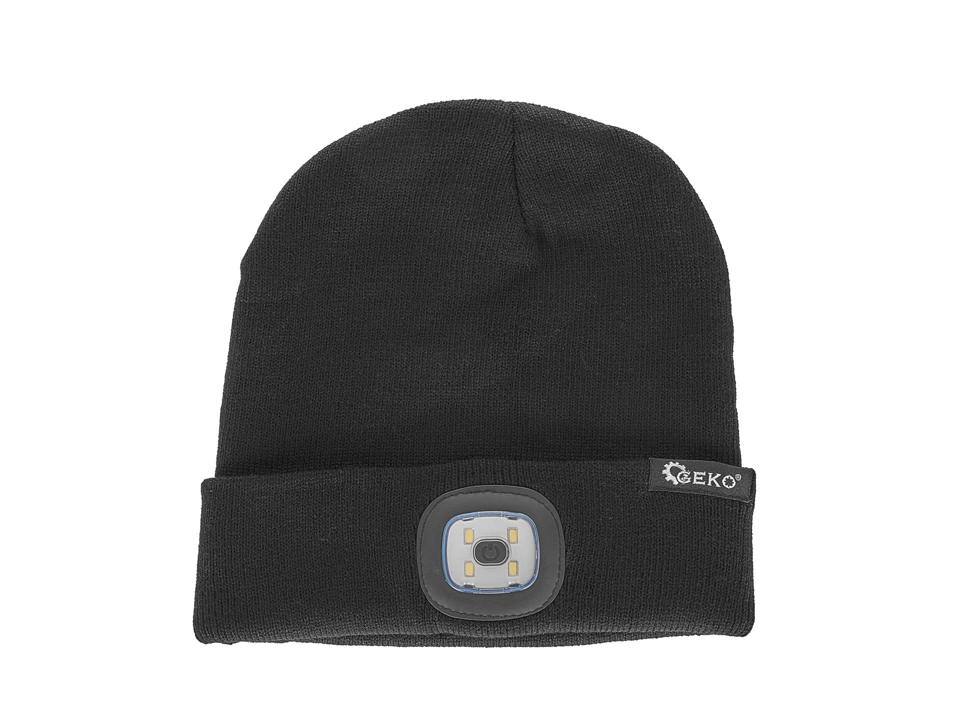 CACIULA DE IARNA CU LANTERNA LED REINCARCABILA, NEGRU