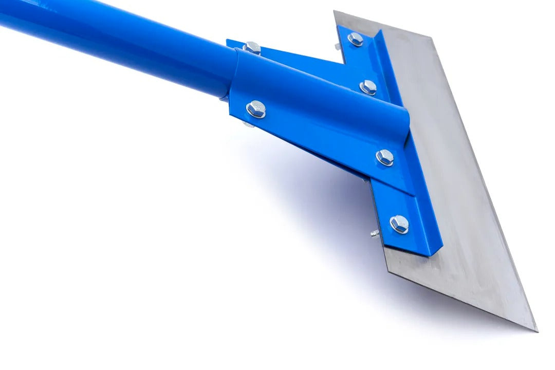 RACLETA PODEA HBM OLANDA 300 MM CU COADA DIN FIBRA DE STICLA 1350 MM, PENTRU INDEPARTAREA ADEZIVULUI, VOPSELEI SAU MOCHETEI