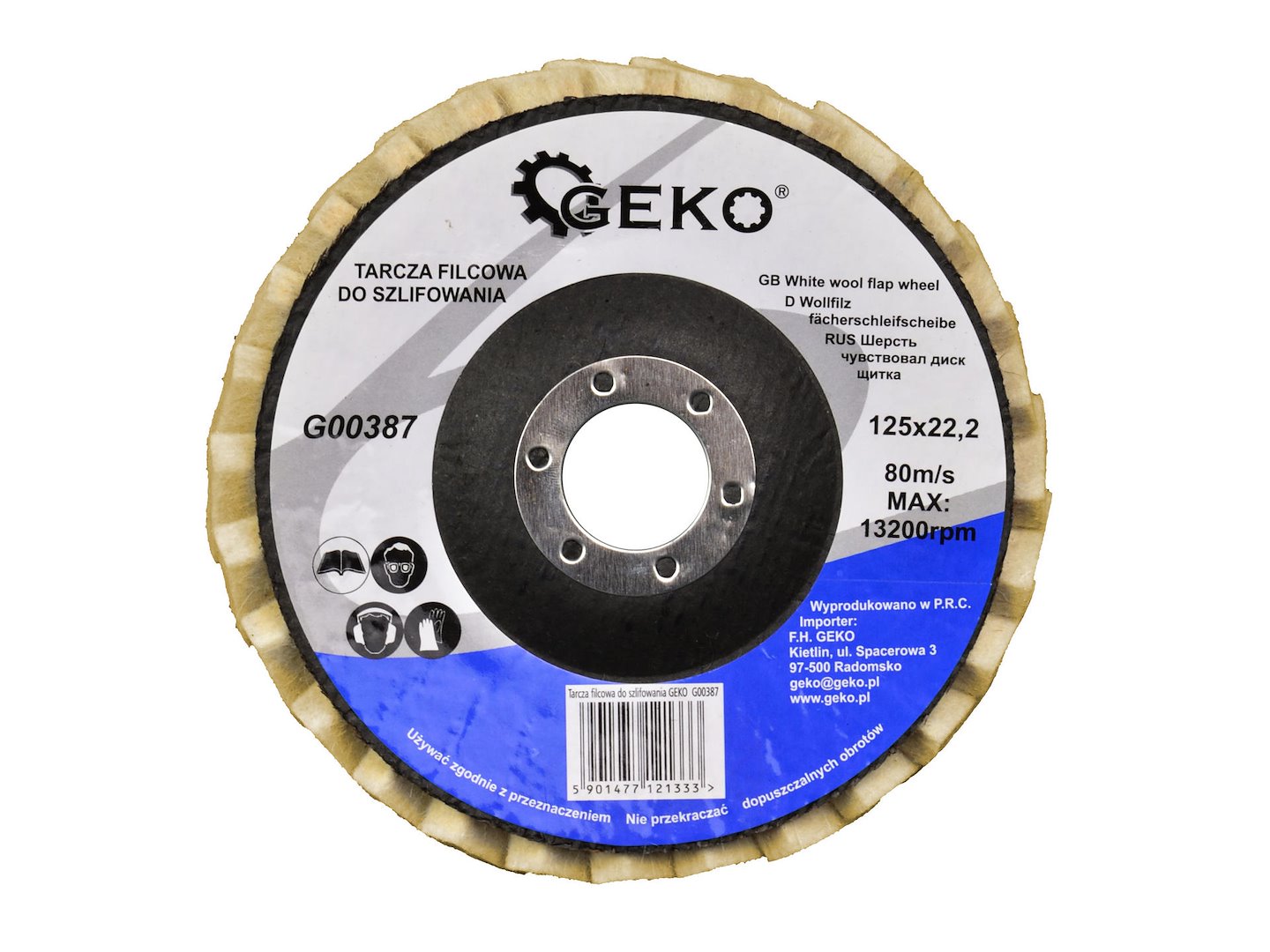 Disc lamelar pasla 125mm GEKO