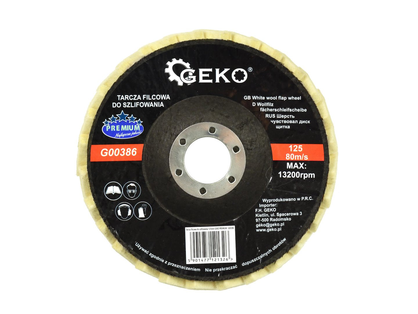 Disc lamelar pasla premium 125mm GEKO