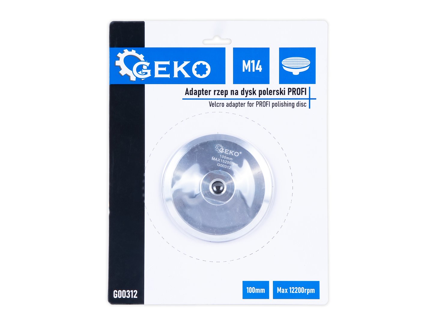 Disc pentru lustruit si polisat din aluminiu cu velcro 100mm m14