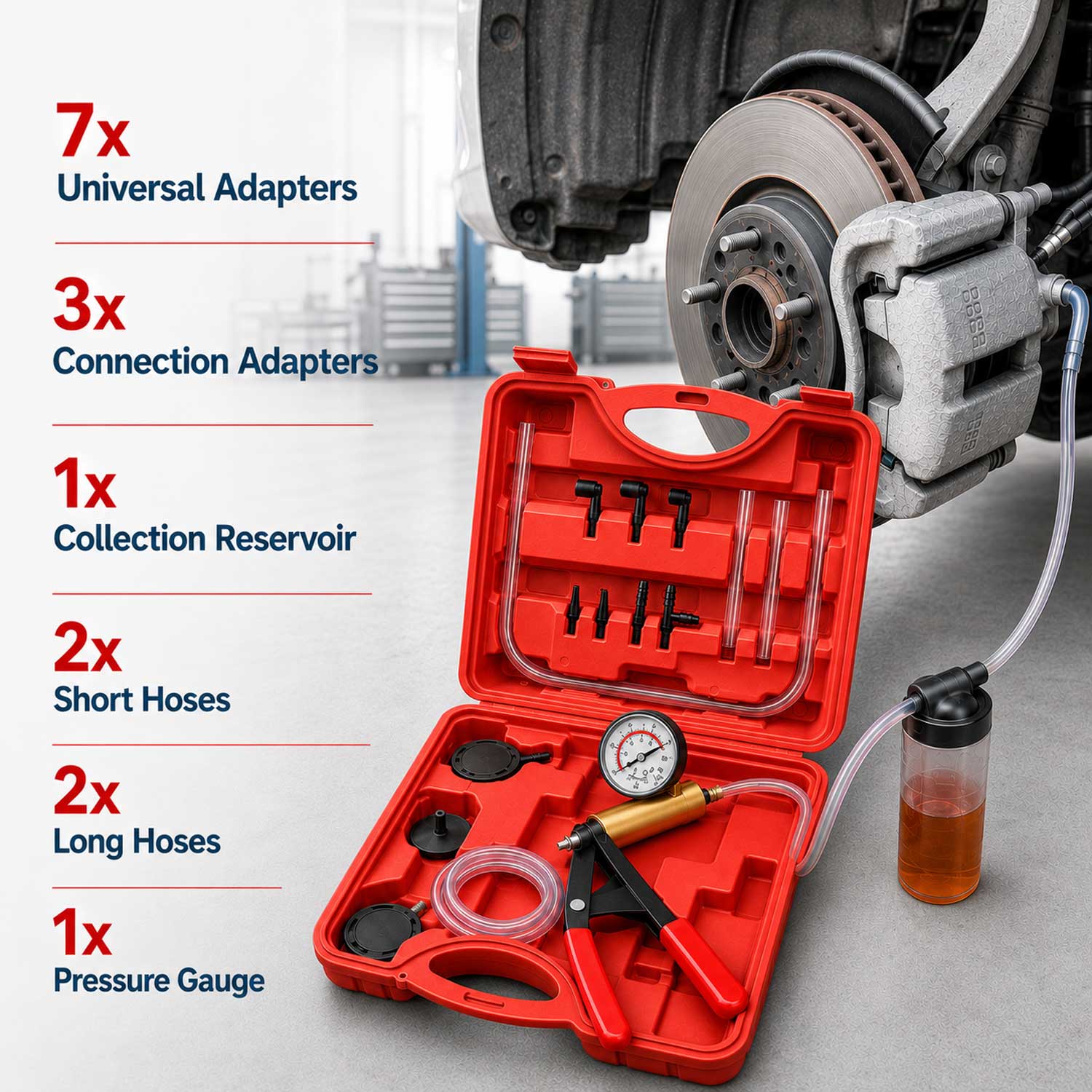 Dispozitiv aerisit lichid de frana cu vacuum GEBO TOOLS