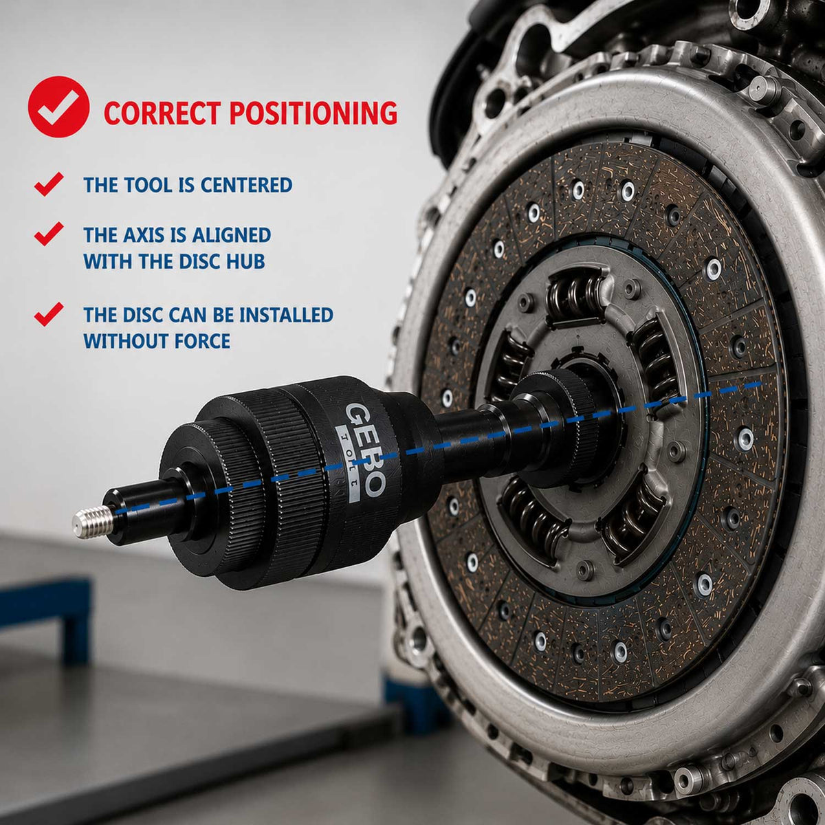 Dispozitiv centrat ambreiaj GEBO TOOLS