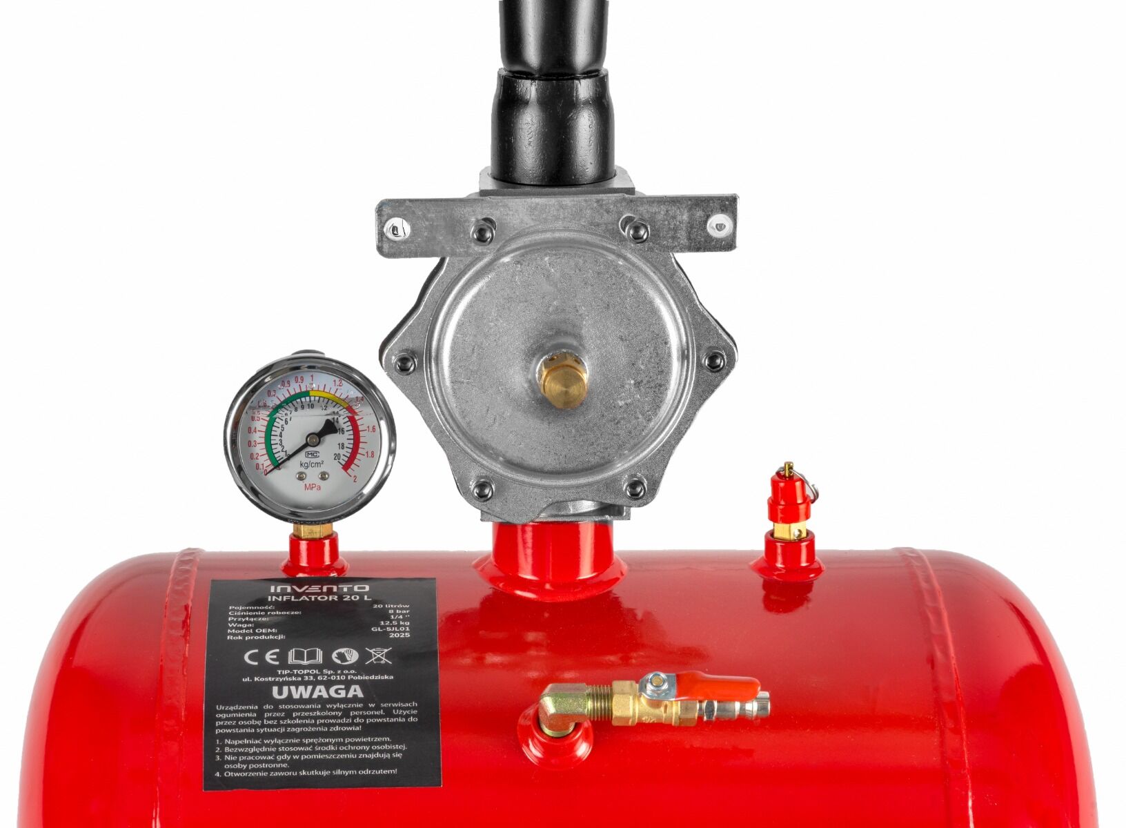 BUTELIE EXPLOZIE AER, TUN DE AER 20L INVENTO