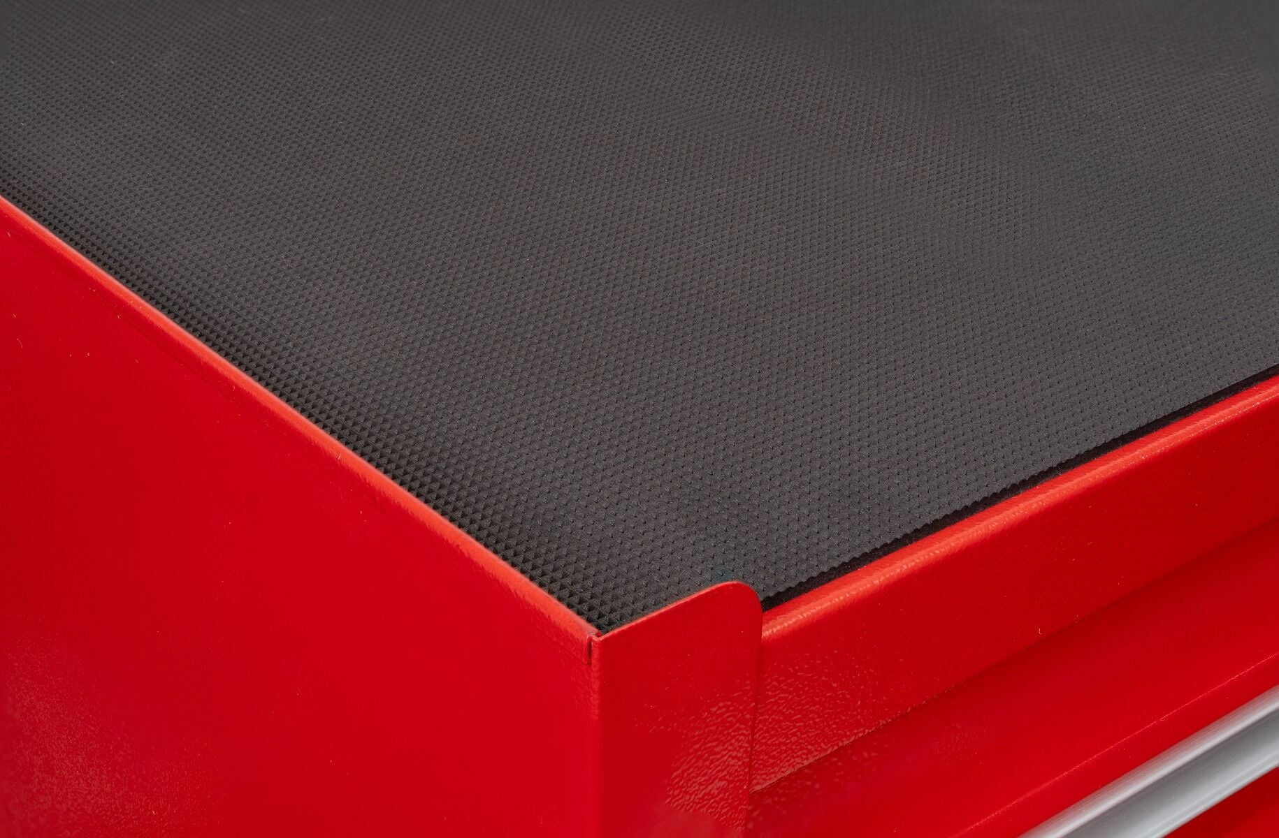 Dulap metalic neechipat pentru scule, rosu, roti si maner – premium, 73 x 63 x 40 cm INVENTO