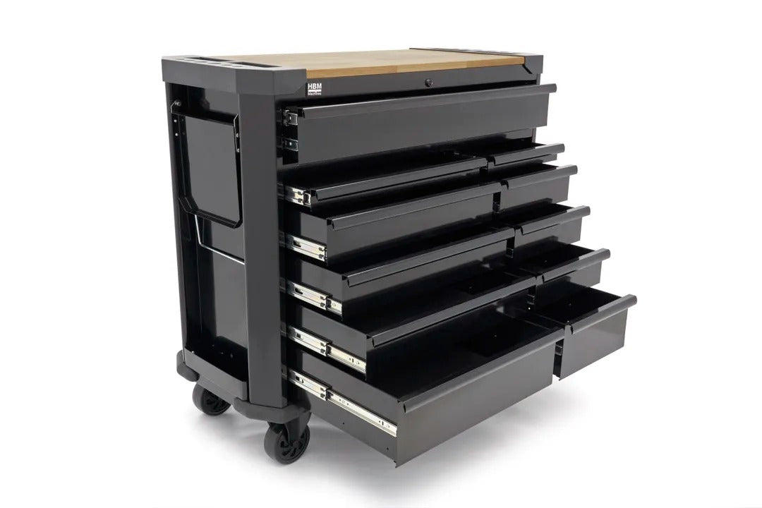 Dulap pentru scule cu 11 sertare si banc de lucru 109cm HBM MACHINES