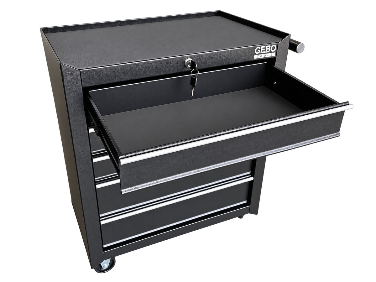 Dulap scule 5 sertare negru GEBO TOOLS