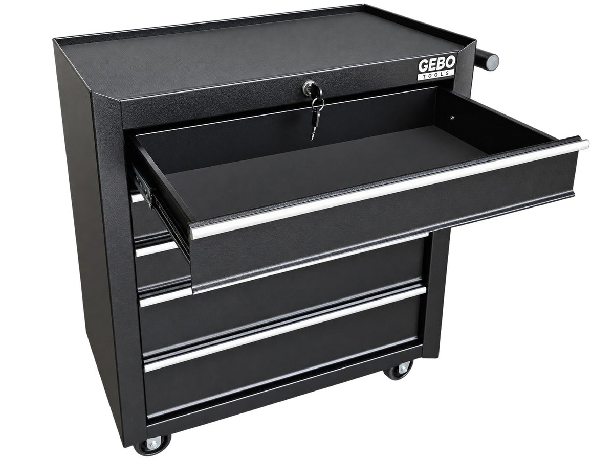 Dulap scule 5 sertare negru GEBO TOOLS
