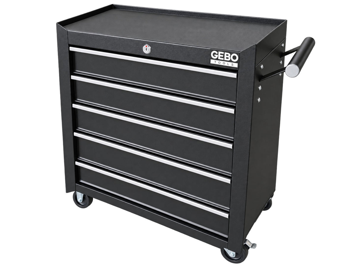 Dulap scule 5 sertare negru GEBO TOOLS