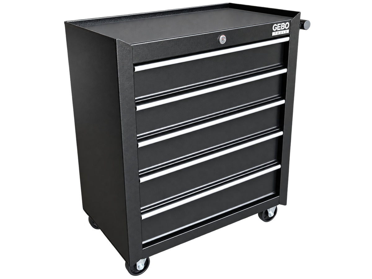 Dulap scule 5 sertare negru GEBO TOOLS
