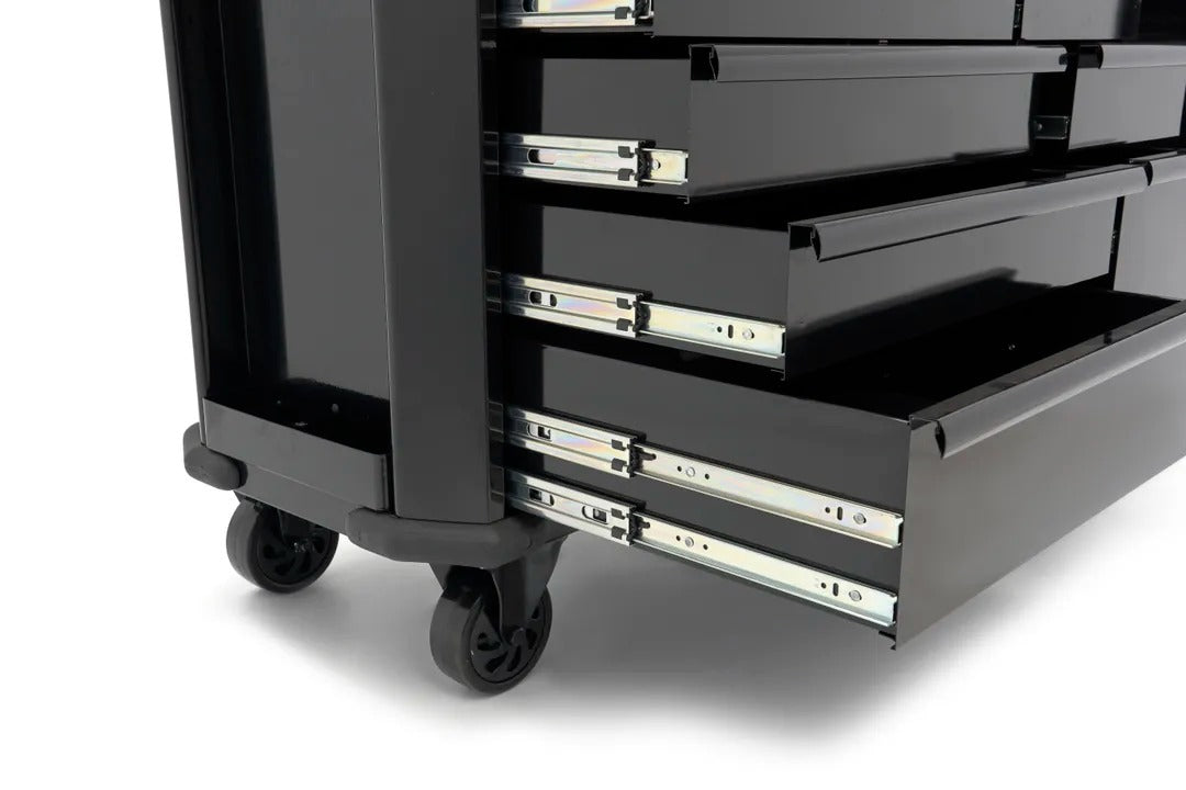 DULAP METALIC PROFESIONAL 10 SERTARE CARUCIOR MOBIL BANC DE LUCRU 147CM, BLAT LEMN MASIV HBM OLANDA