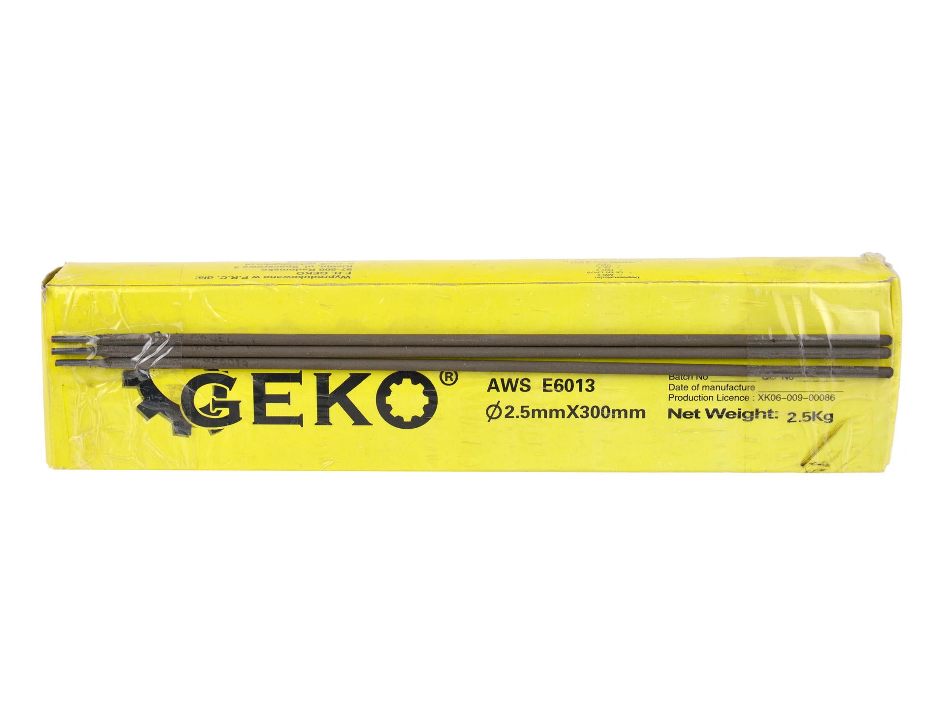 Electrozi de sudura aws e6013 2.5 mm x300 mm rutil-celuloza