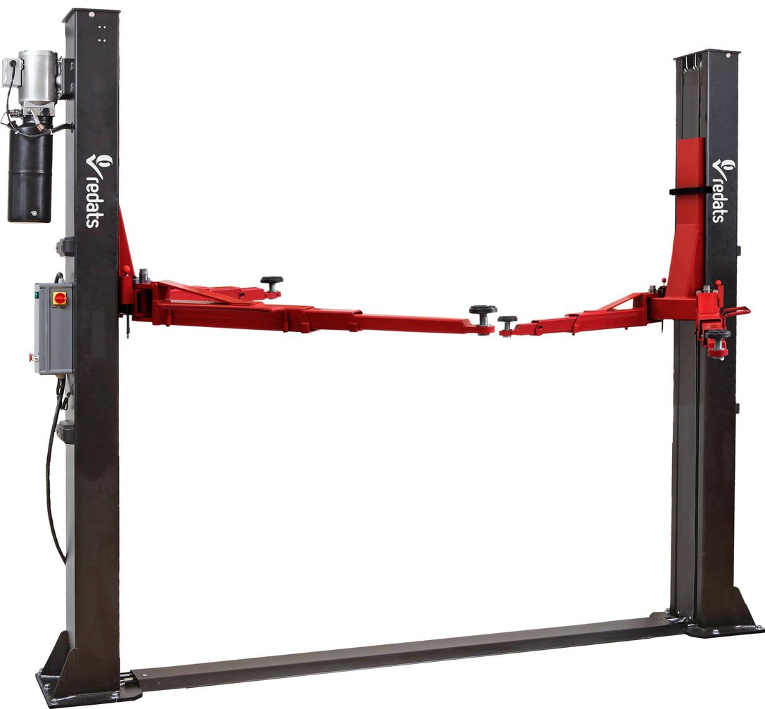 Elevator auto 2 coloane 4T cu deblocare automata electrohidraulica cu brate simetrice 3 segmenti 230V l-240f REDATS
