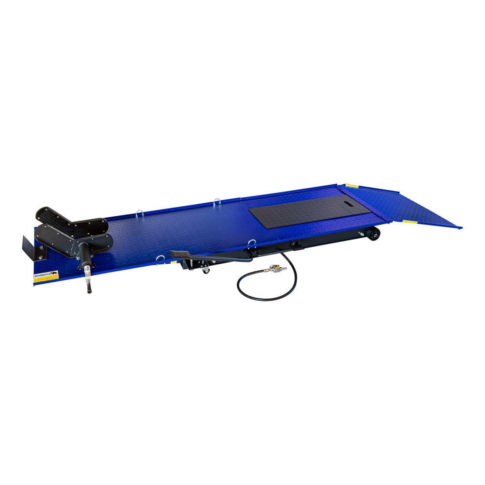 Elevator hidro-pneumatic pt. motociclete 450kg cu fixare roata