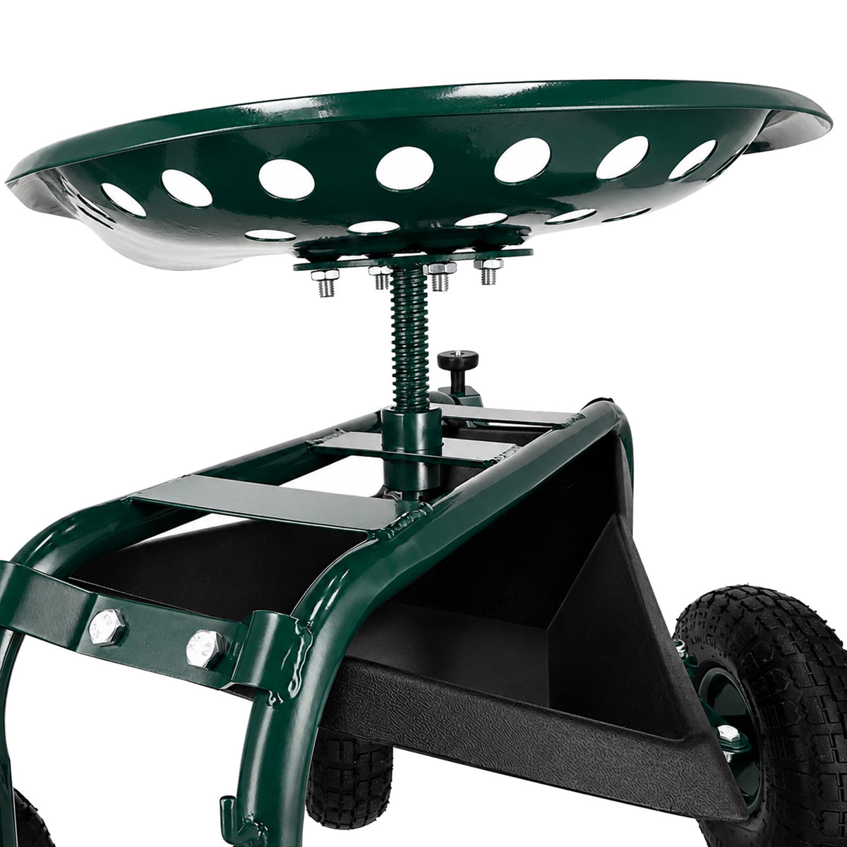 Carucior de gradina cu scaun rotativ 360°