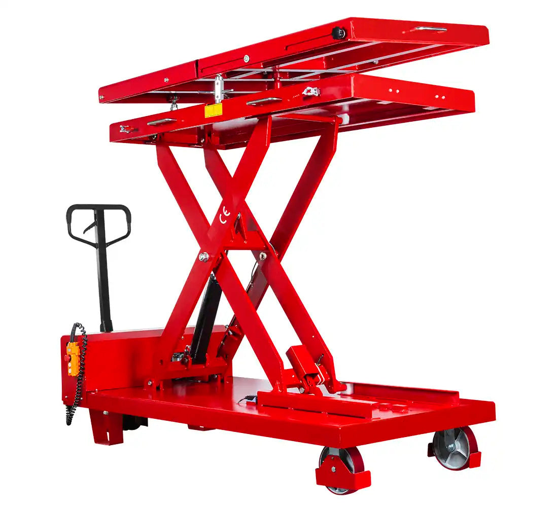 CARUCIOR HIDRAULIC CU MASA PENTRU RIDICAREA SI COBORAREA BATERIILOR AUTO ELECTRICE EV 1200KG LE-220 REDATS