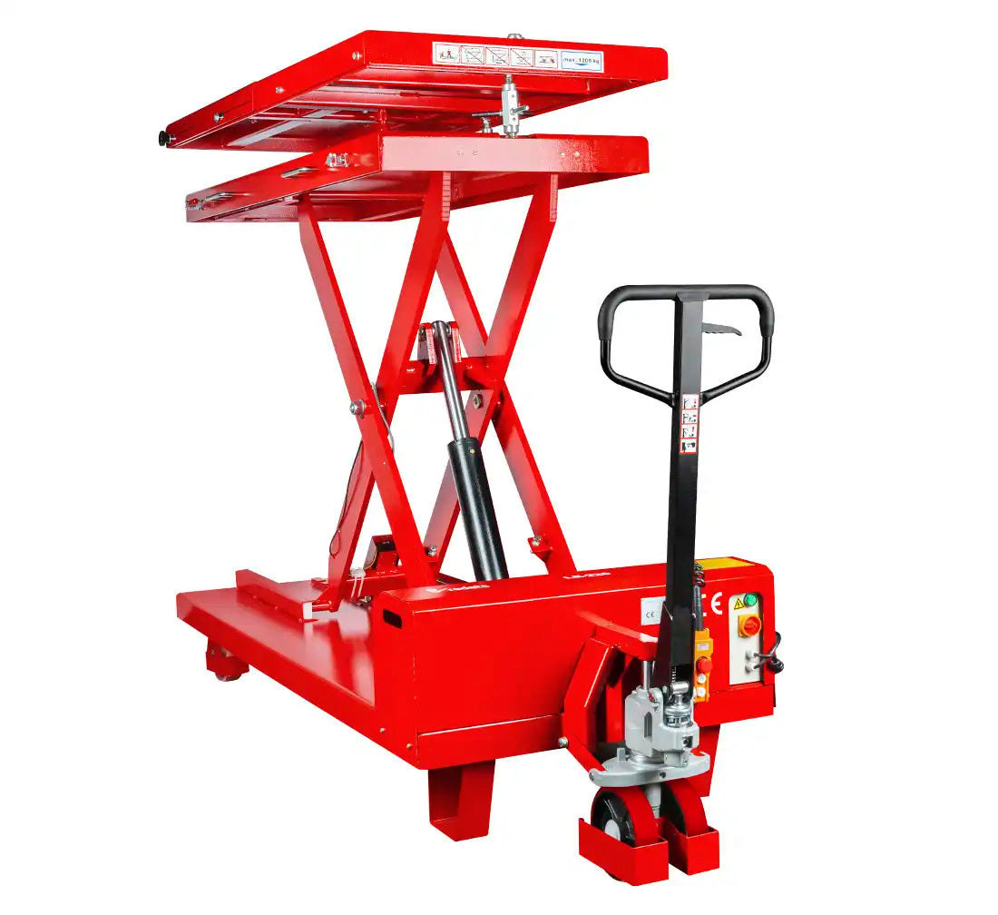 CARUCIOR HIDRAULIC CU MASA PENTRU RIDICAREA SI COBORAREA BATERIILOR AUTO ELECTRICE EV 1200KG LE-220 REDATS