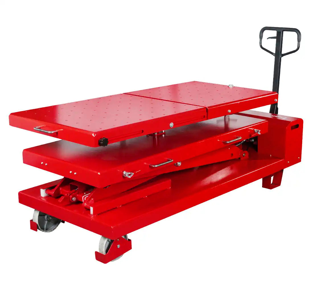 CARUCIOR HIDRAULIC CU MASA PENTRU RIDICAREA SI COBORAREA BATERIILOR AUTO ELECTRICE EV 1200KG LE-220 REDATS