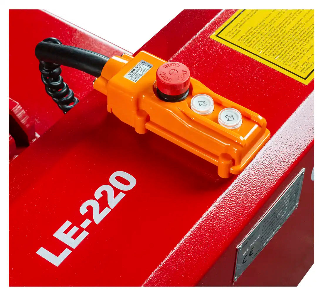 CARUCIOR HIDRAULIC CU MASA PENTRU RIDICAREA SI COBORAREA BATERIILOR AUTO ELECTRICE EV 1200KG LE-220 REDATS