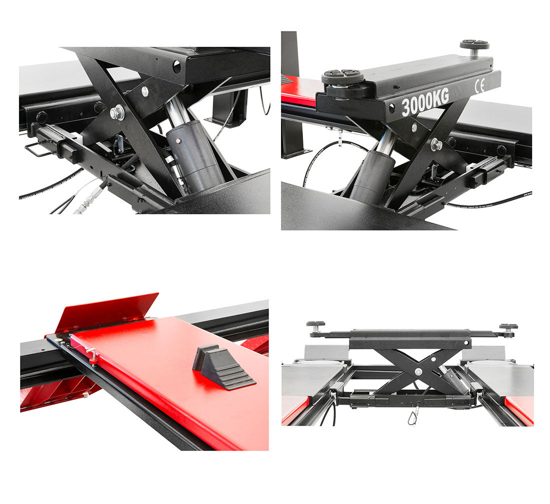 ELEVATOR AUTO CU 4 COLOANE 5.5T 380V CU CRIC CANAL INCORPORAT