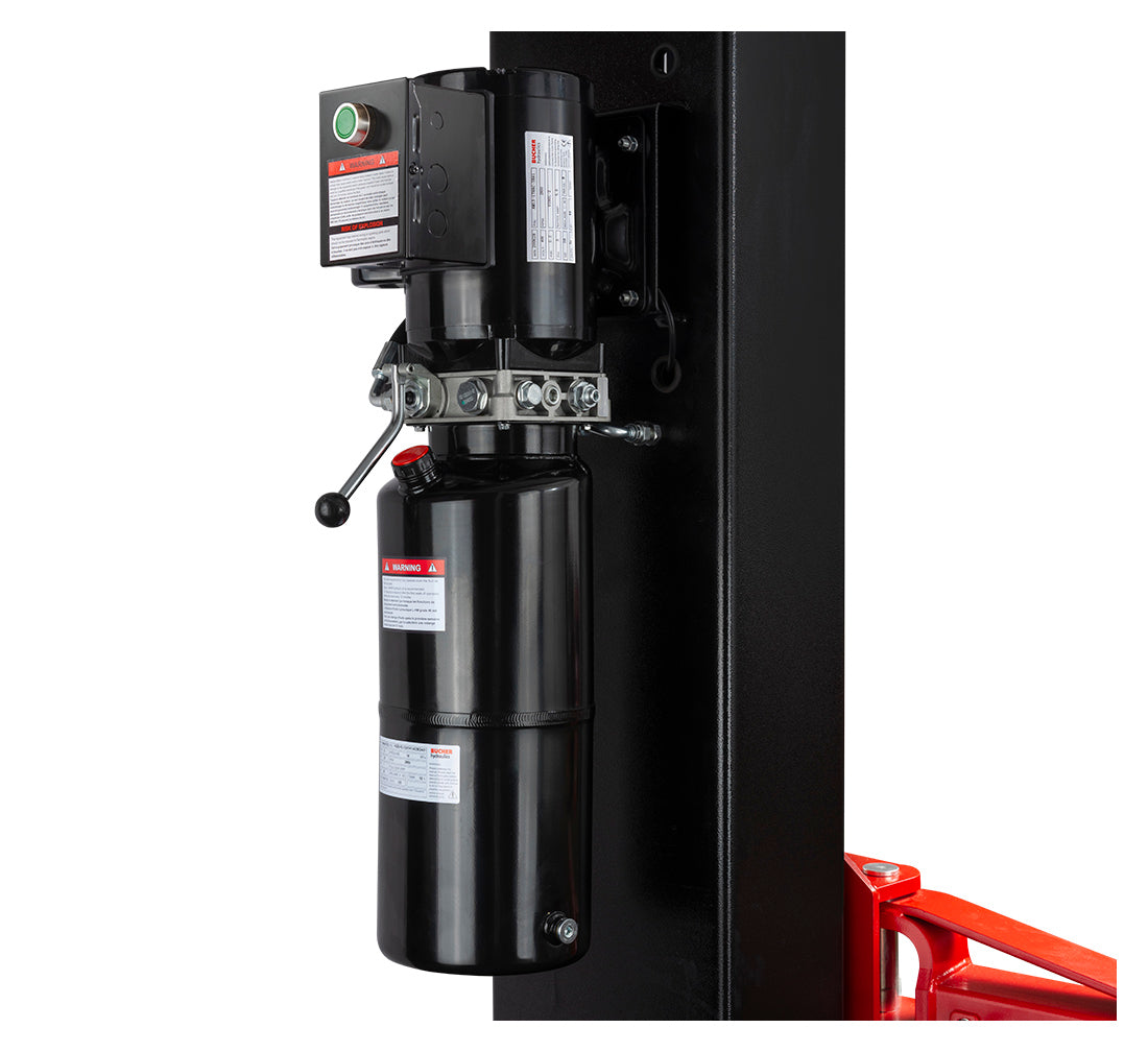 ELEVATOR AUTO 2 COLOANE 4,2T CU DEBLOCARE MANUALA ELECTROHIDRAULICA 380V REDATS + ULEI GRATIS