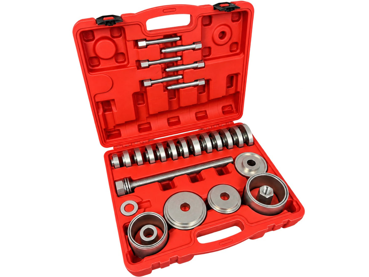 Extractor presa pentru bucse rulmenti de butuci de roti fuzeta, adaptoare 50-102mm 34 piese GEBO TOOLS