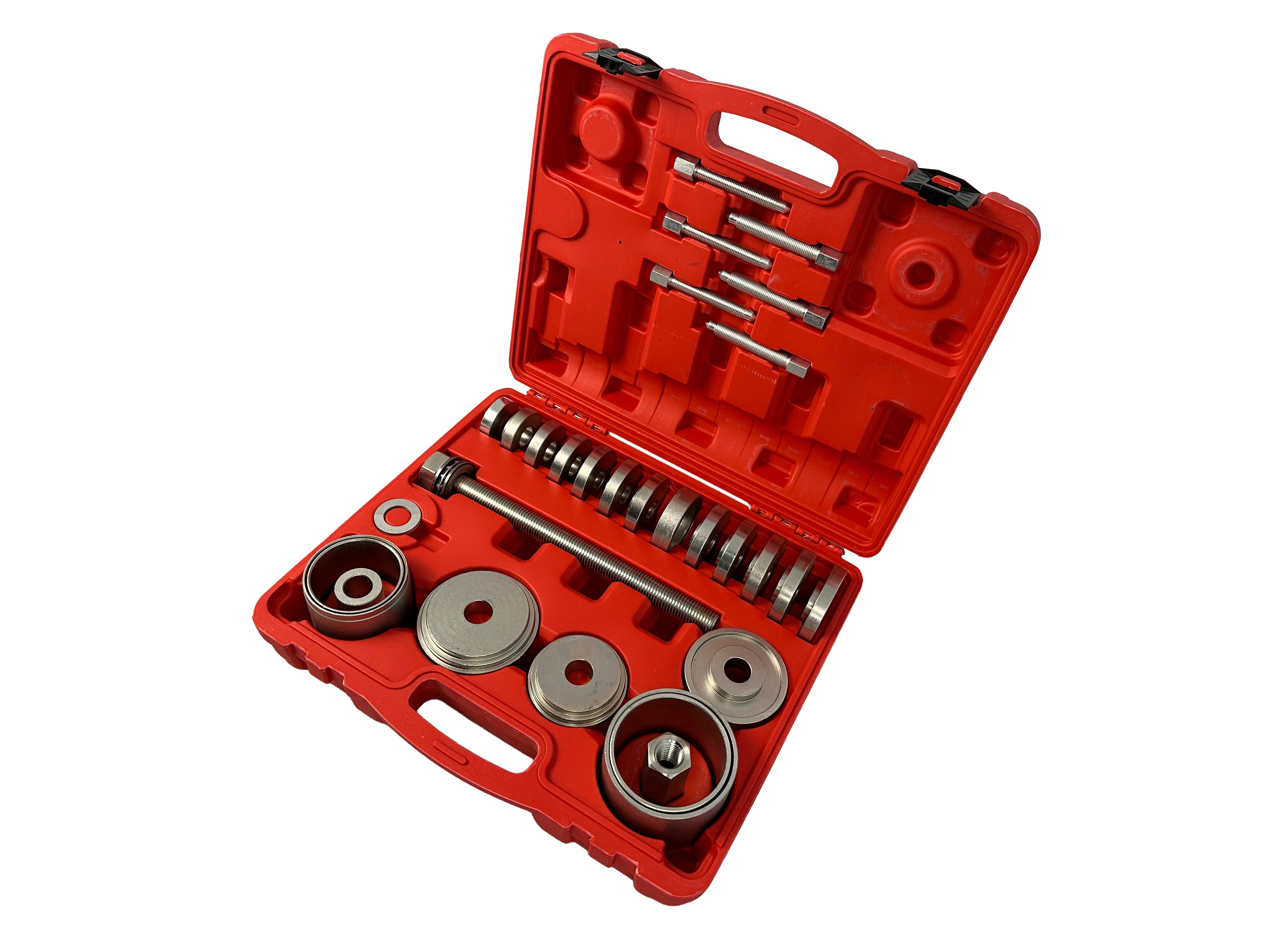 Extractor presa pentru bucse rulmenti de butuci de roti fuzeta, adaptoare 50-102mm 34 piese GEBO TOOLS
