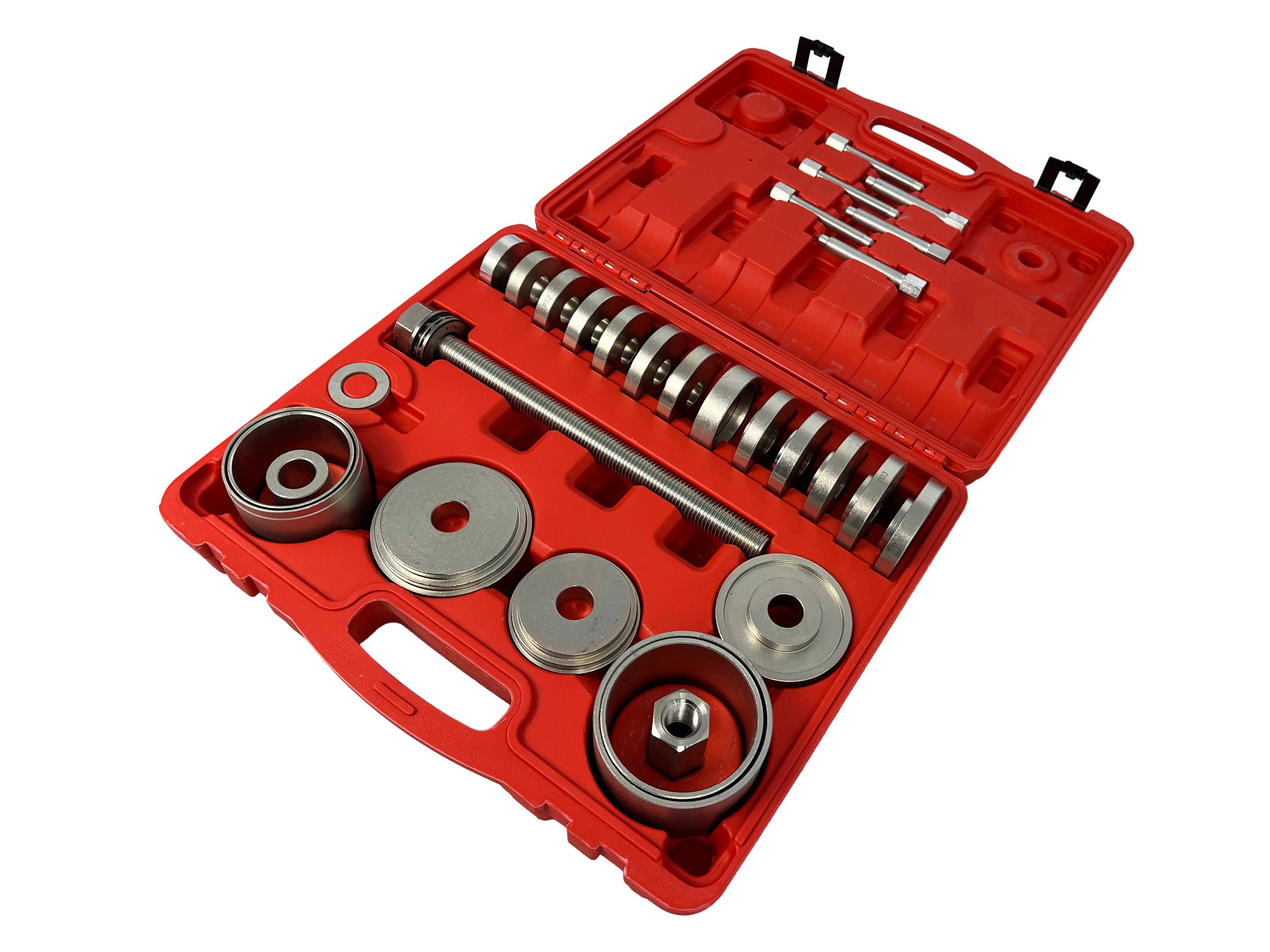 Extractor presa pentru bucse rulmenti de butuci de roti fuzeta, adaptoare 50-102mm 34 piese GEBO TOOLS