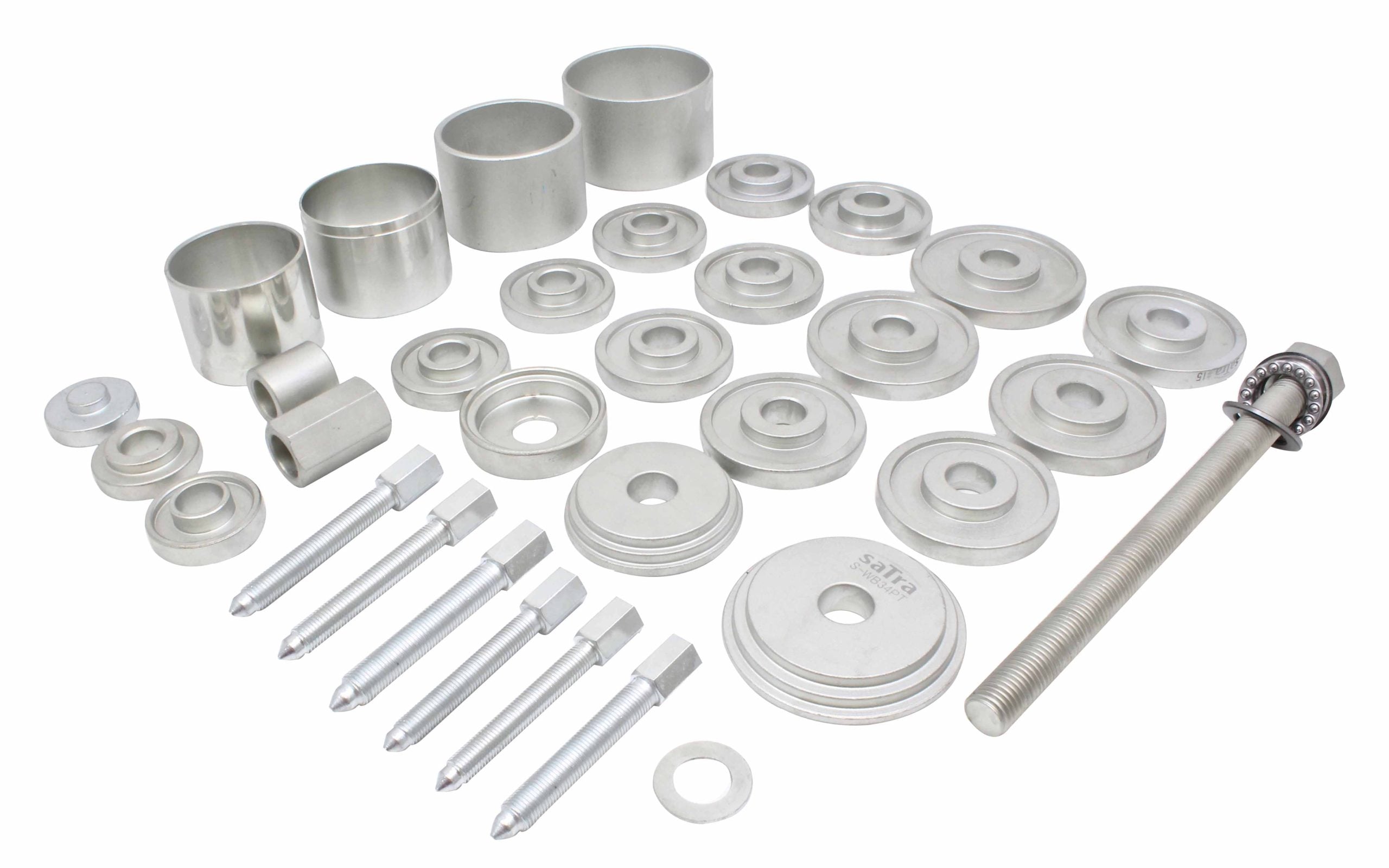 Extractor presa pentru bucse rulmenti de butuci de roti fuzeta, adaptoare 50-102mm 34 piese