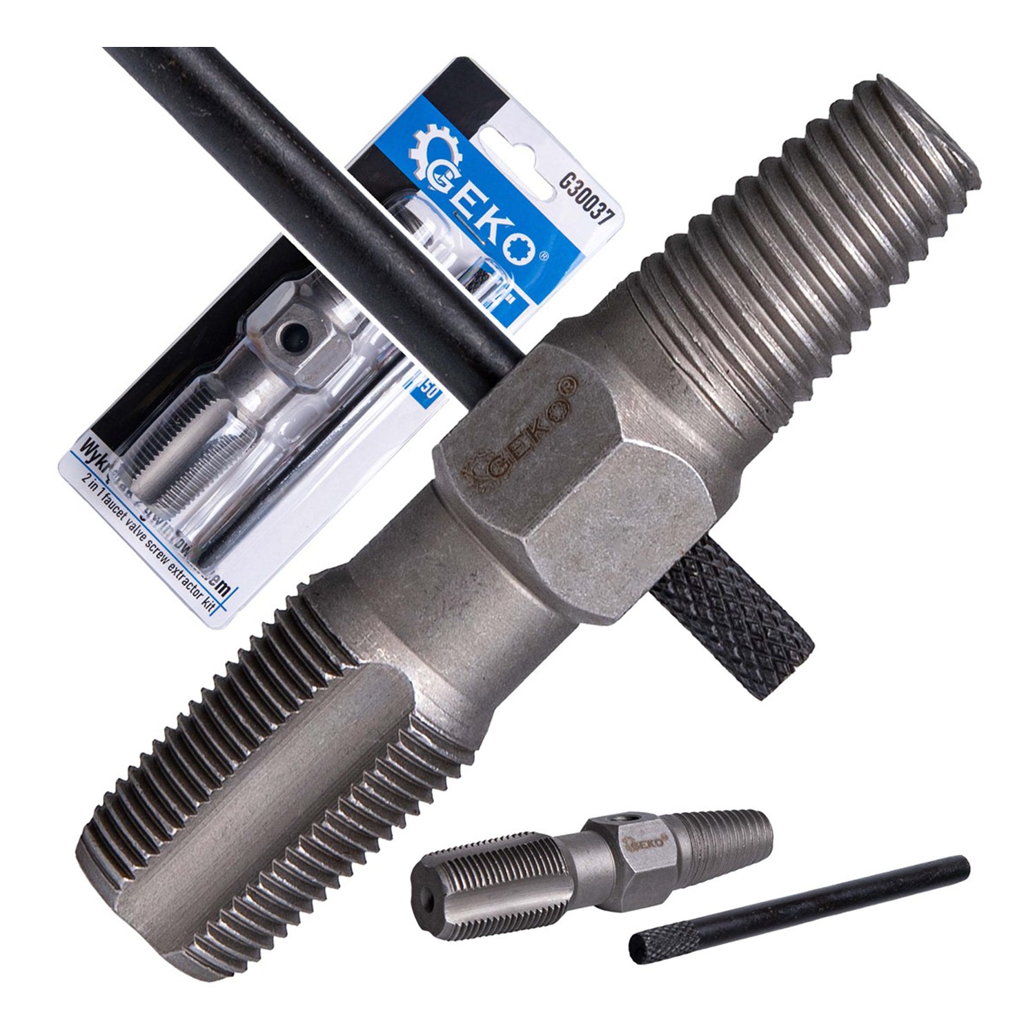 Extractor suruburi 3/4'' pentru robinete 2 in 1 GEKO