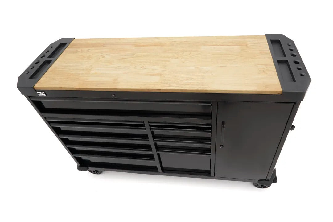 DULAP METALIC PROFESIONAL 10 SERTARE CARUCIOR MOBIL BANC DE LUCRU 147CM, BLAT LEMN MASIV HBM OLANDA