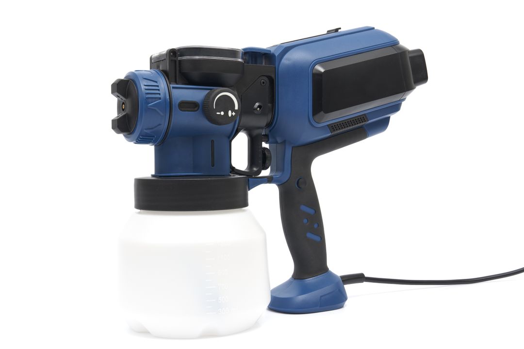 PULVERIZATOR PISTOL ELECTRIC PENTRU VOPSIT 550W 1500ML, CU LUMINA LED