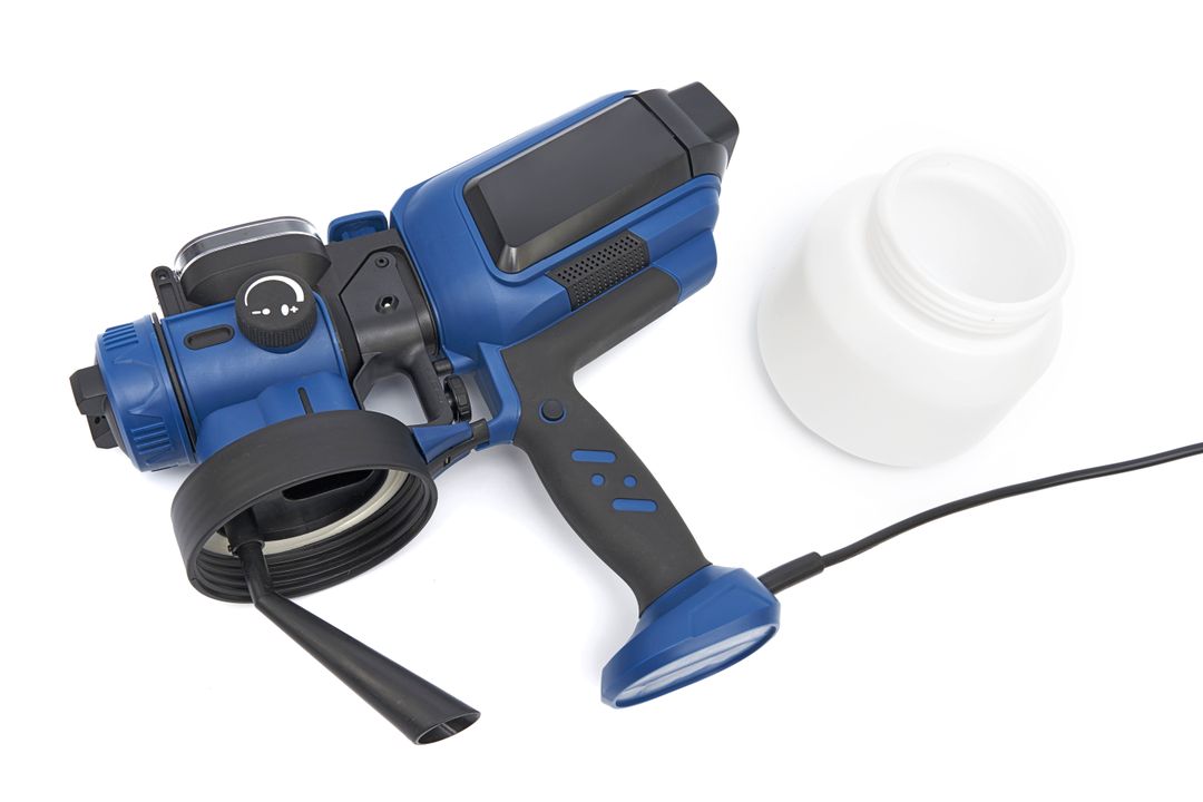 PULVERIZATOR PISTOL ELECTRIC PENTRU VOPSIT 550W 1500ML, CU LUMINA LED