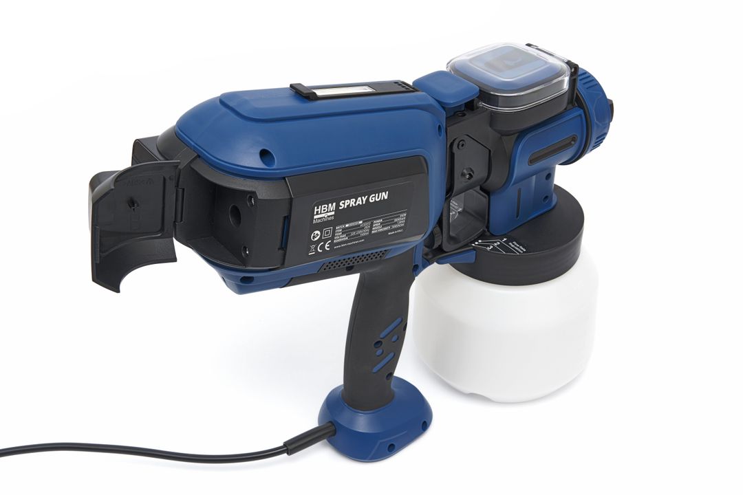 PULVERIZATOR PISTOL ELECTRIC PENTRU VOPSIT 550W 1500ML, CU LUMINA LED