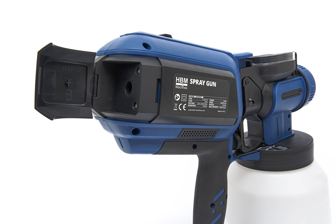 PULVERIZATOR PISTOL ELECTRIC PENTRU VOPSIT 550W 1500ML, CU LUMINA LED