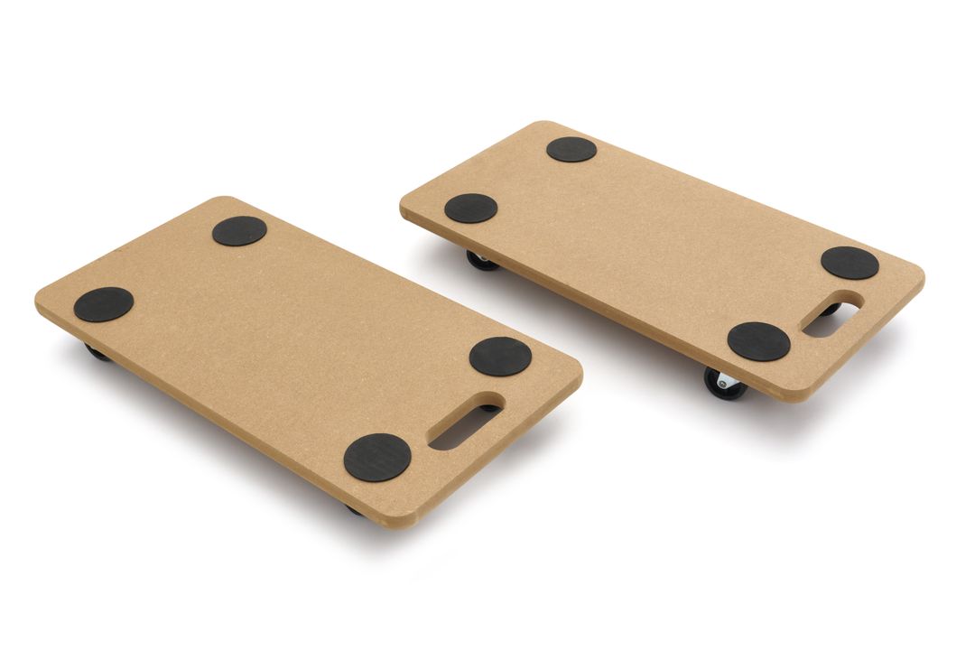 SET 2 CARUCIOARE PLATFORME DE TRANSPORT UNIVERSAL 2 X 200KG 580 X 300MM HBM