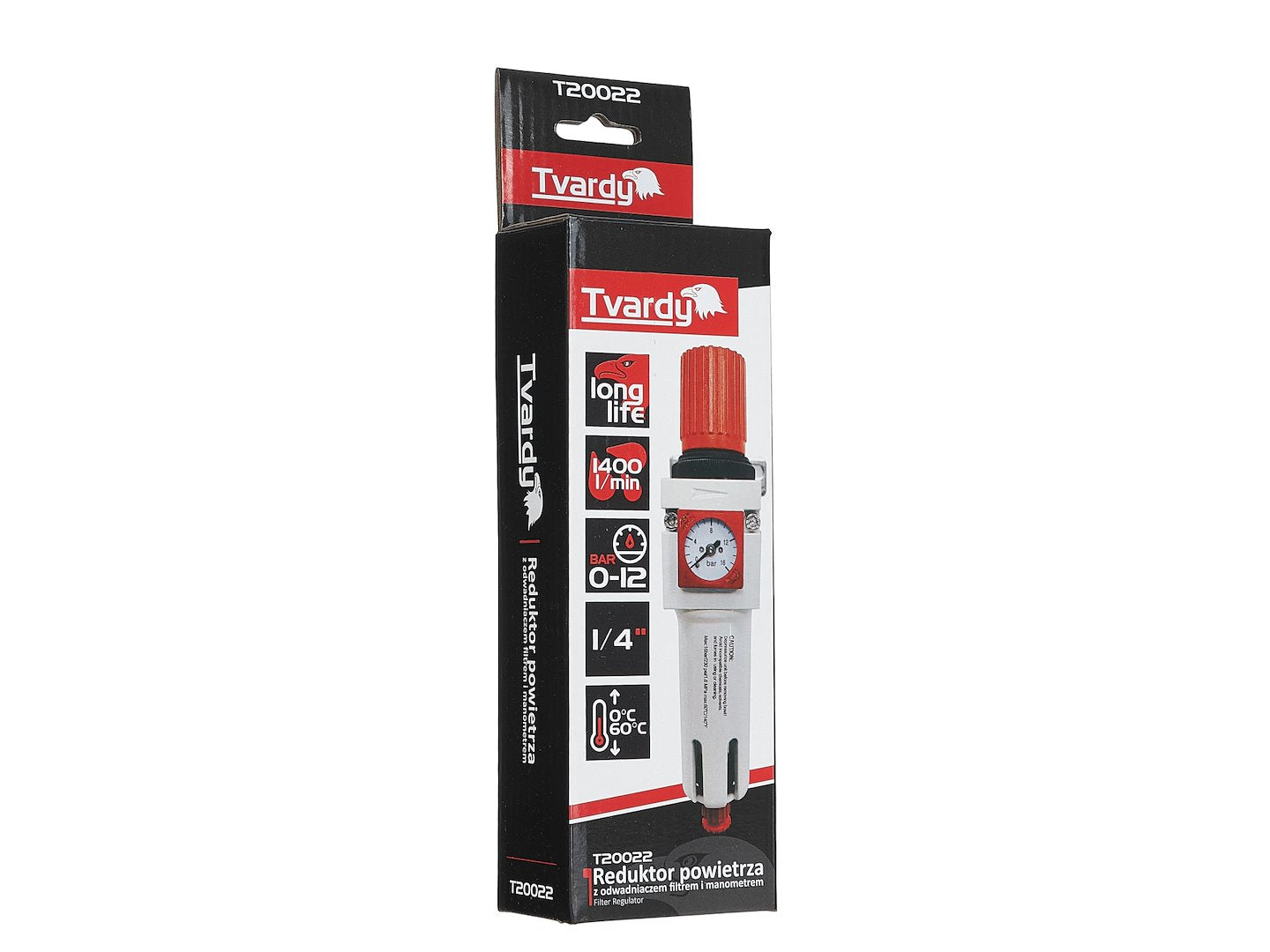 Filtru de aer cu regulator de presiune 1/4 TVARDY